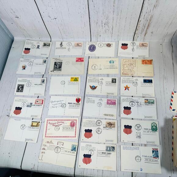 Vintage Other - Lot Of 119 Post Card And Envelopes Post Marked 1940’s - 1970’s See Pictures